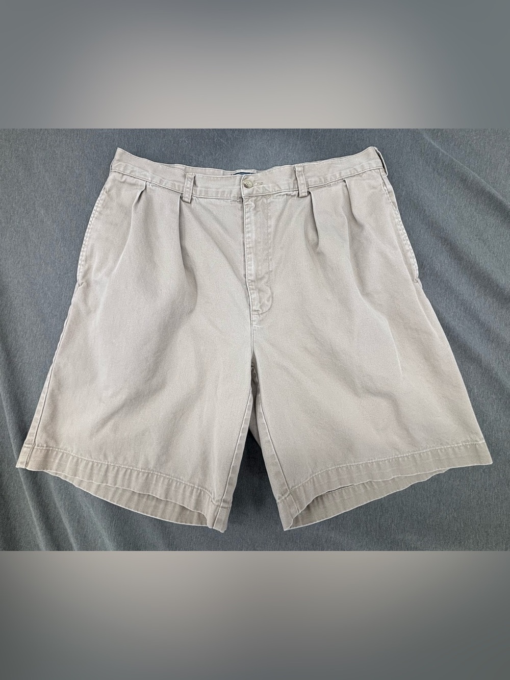 Polo Ralph Lauren Tyler Short Shorts Mens 36 Khaki Classic Fit Pleated Chino